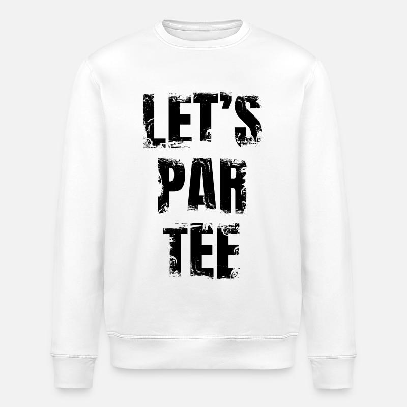 Drôle de blague de golf - Sweat bio ROLLER Stanley/Stella Unisexe - blanc