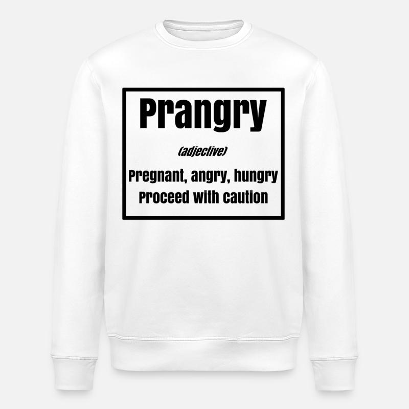 Mère Grossesse Grossesse Déclaration Famille - Sweat bio ROLLER Stanley/Stella Unisexe - blanc