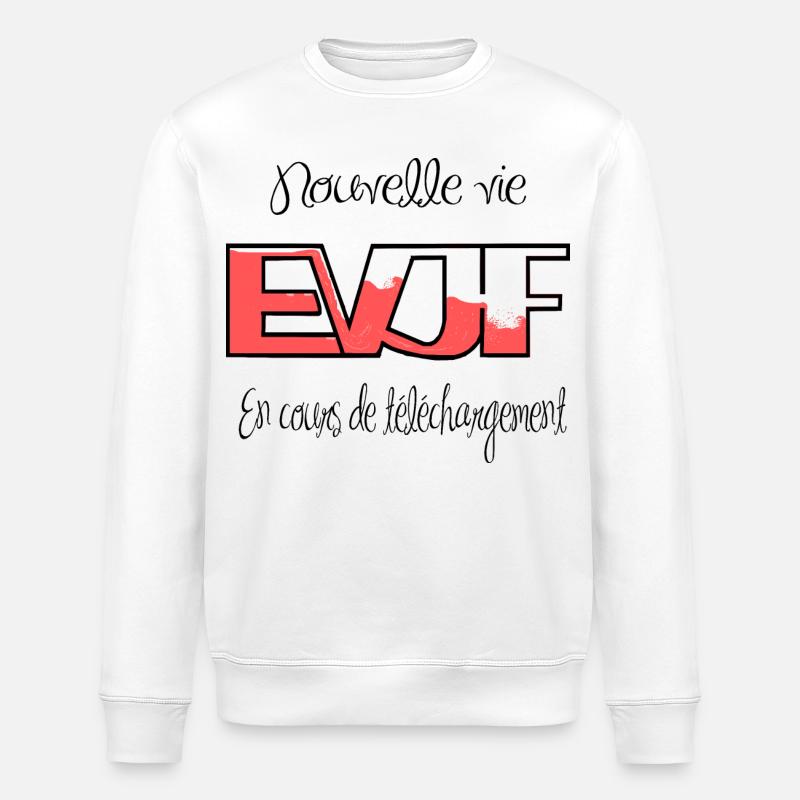 EVJF - Sweat bio ROLLER Stanley/Stella Unisexe - blanc