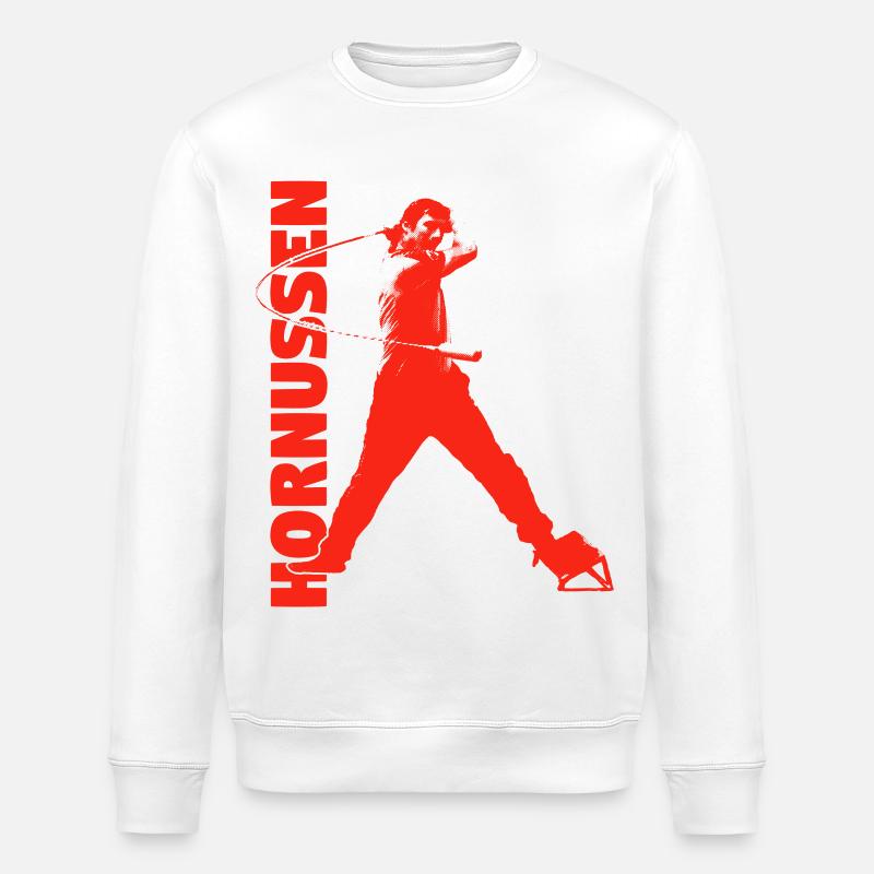 Hornussen - Sweat bio ROLLER Stanley/Stella Unisexe - blanc