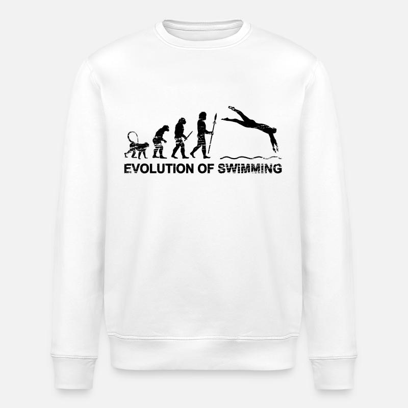 Float Evolution - Stanley/Stella ROLLER Unisex Organic Sweatshirt - white