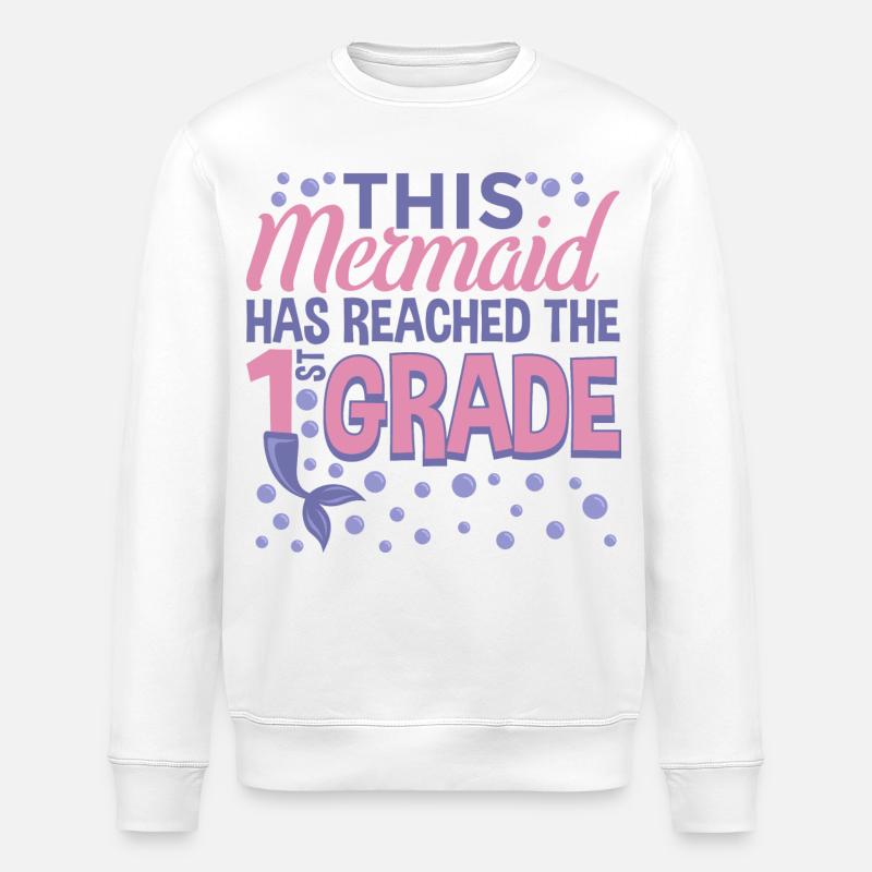 Meerjungfrau - Stanley/Stella Unisex Bio-Sweatshirt ROLLER - Weiß