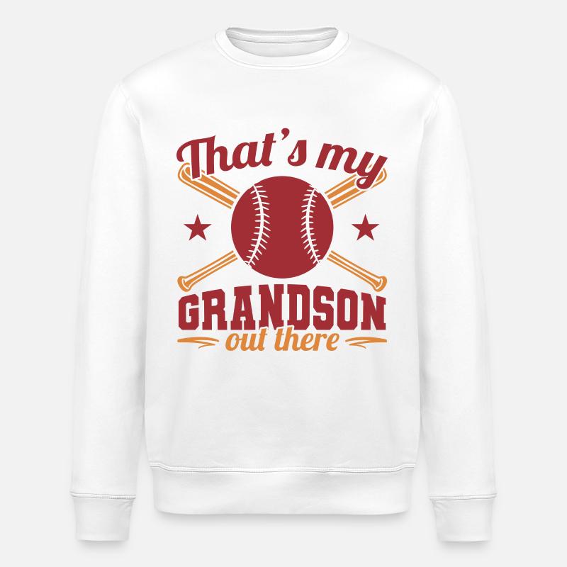 Baseball Großeltern - Stanley/Stella Unisex Bio-Sweatshirt ROLLER - Weiß