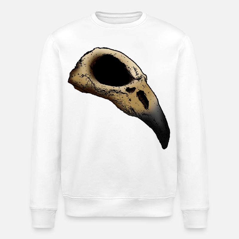 Rabenschädel Side - Stanley/Stella Unisex Bio-Sweatshirt ROLLER - Weiß