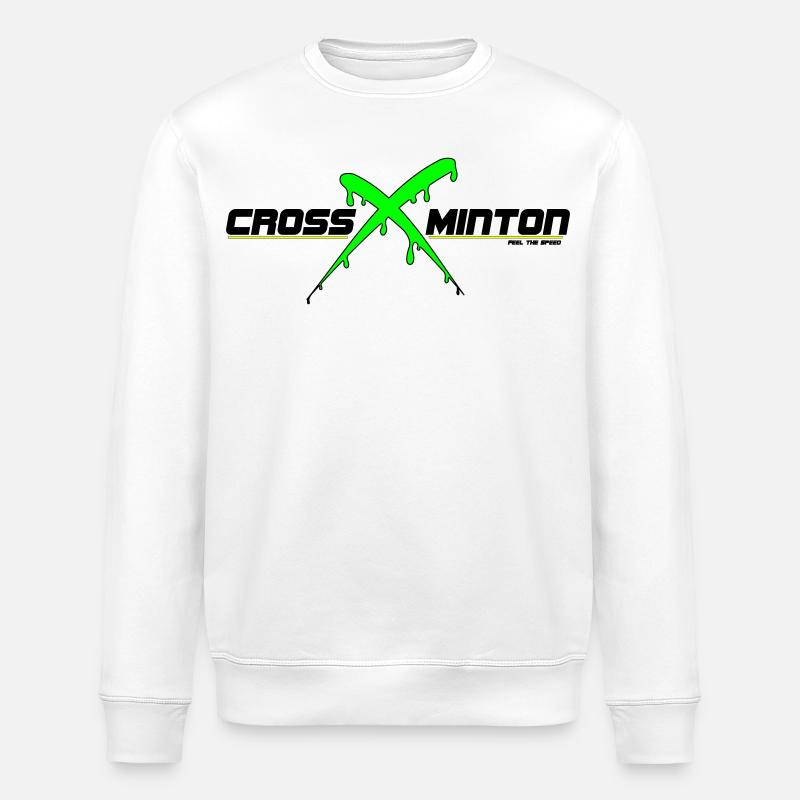 Crossminton - Stanley/Stella Unisex Bio-Sweatshirt ROLLER - Weiß