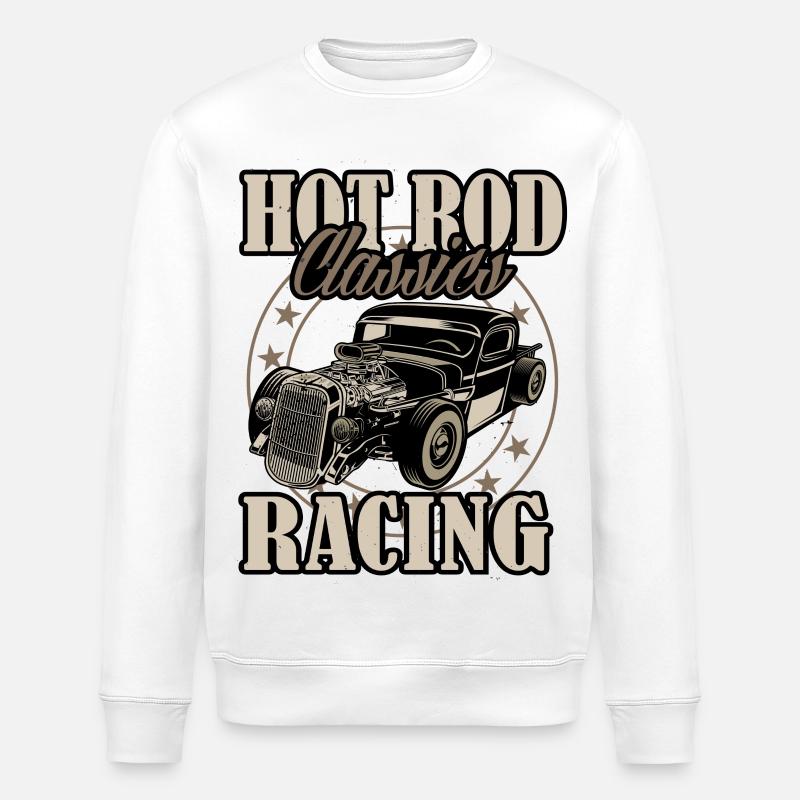 Hot Rod Classics Racing Hotrod - Sweat bio ROLLER Stanley/Stella Unisexe - blanc