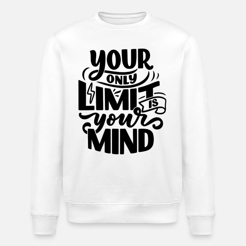 VOTRE SEULE LIMITE EST VOTRE - Sweat bio ROLLER Stanley/Stella Unisexe - blanc