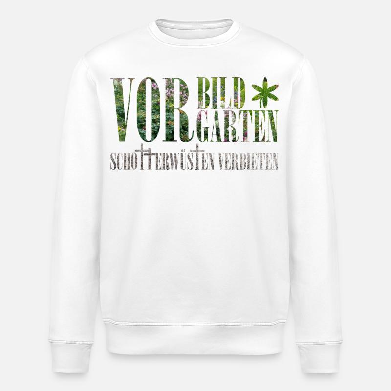 Vorbild Vorgarten - Stanley/Stella Unisex Bio-Sweatshirt ROLLER - Weiß