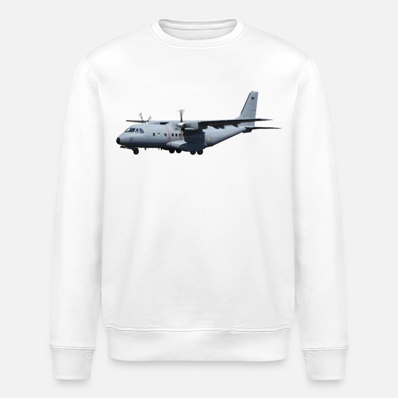 CN-235 - Stanley/Stella ROLLER Unisex Organic Sweatshirt - white