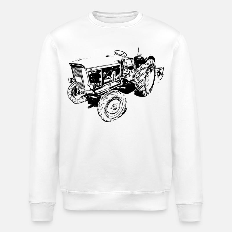 JD LANZ 700 - Stanley/Stella ROLLER Unisex Organic Sweatshirt - white