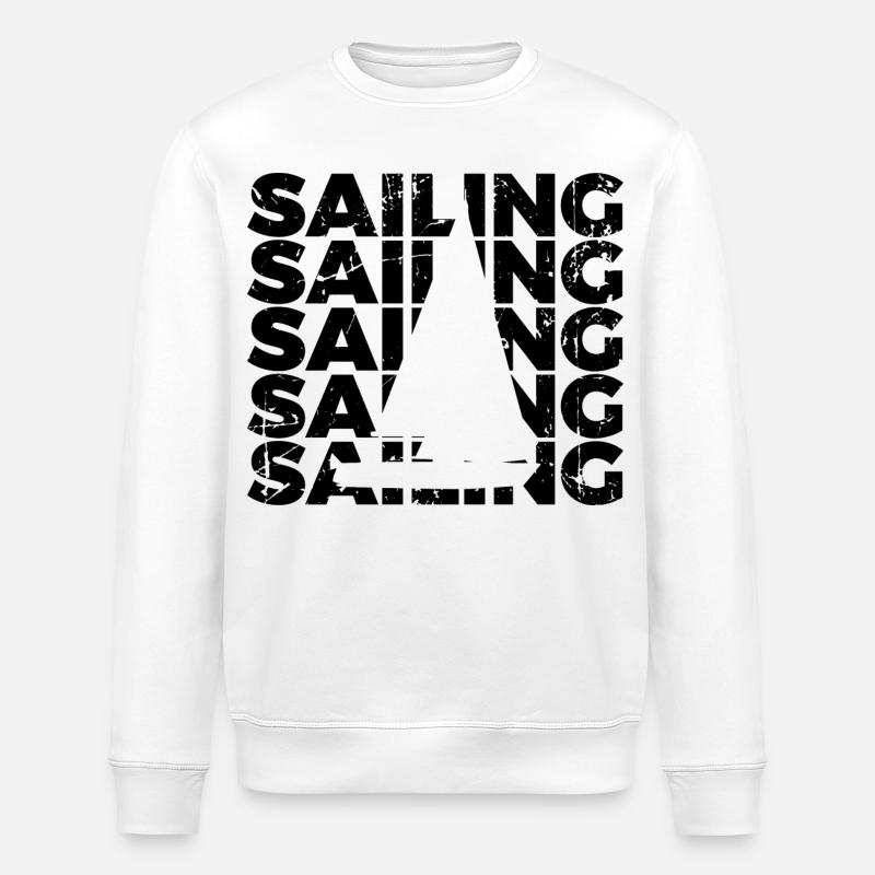 Segeln - Stanley/Stella Unisex Bio-Sweatshirt ROLLER - Weiß