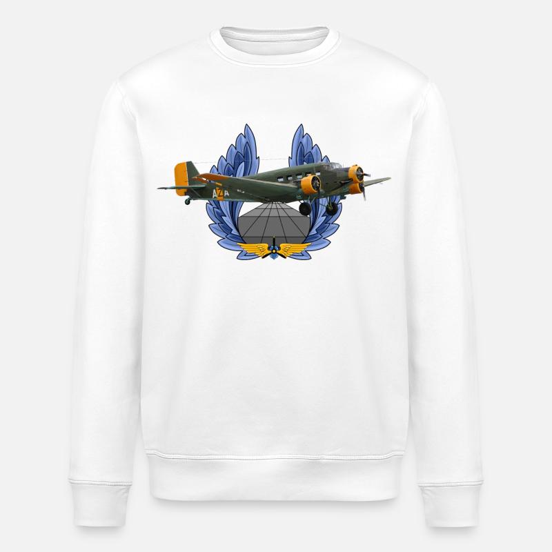 Ju-52 - Sweat bio ROLLER Stanley/Stella Unisexe - blanc