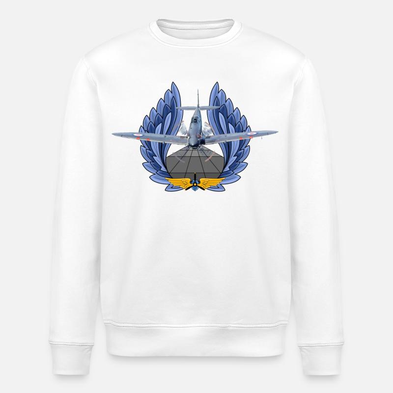 Spitfire - Stanley/Stella Unisex Bio-Sweatshirt ROLLER - Weiß