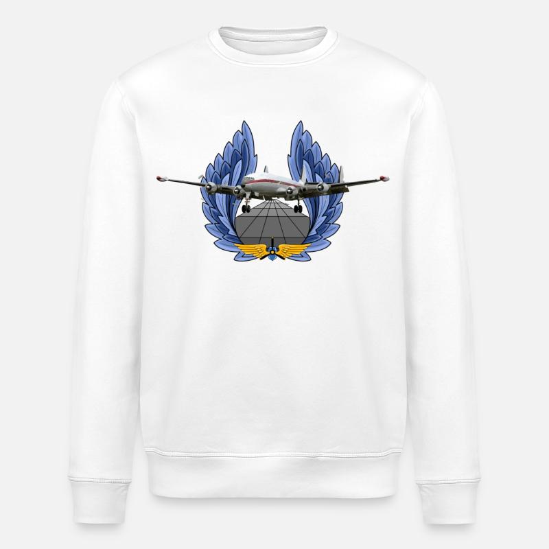 Super Constellation - Stanley/Stella Unisex Bio-Sweatshirt ROLLER - Weiß