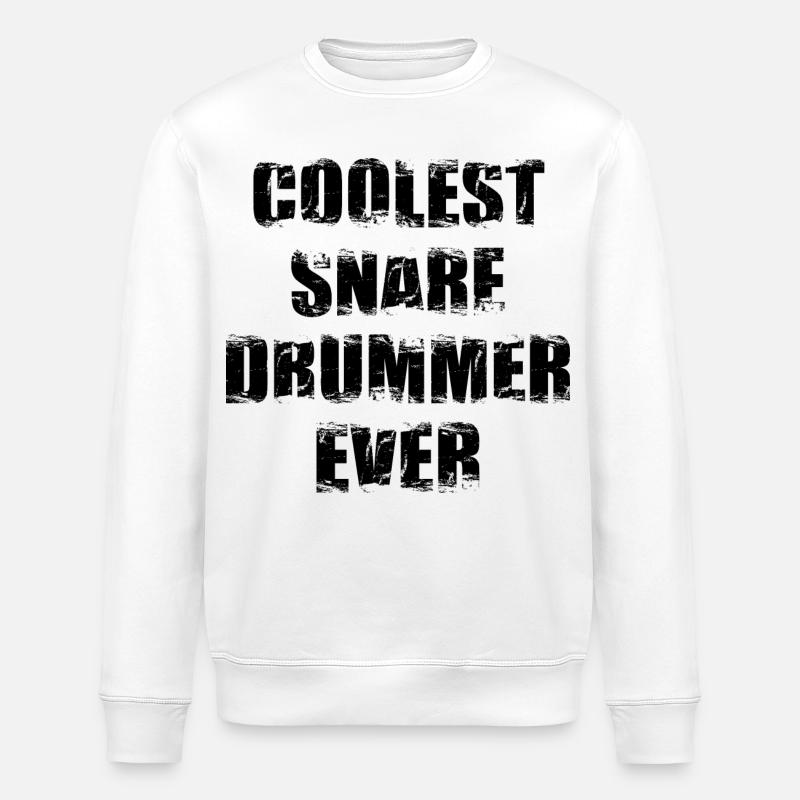 Schnarrtrommler - Stanley/Stella Unisex Bio-Sweatshirt ROLLER - Weiß