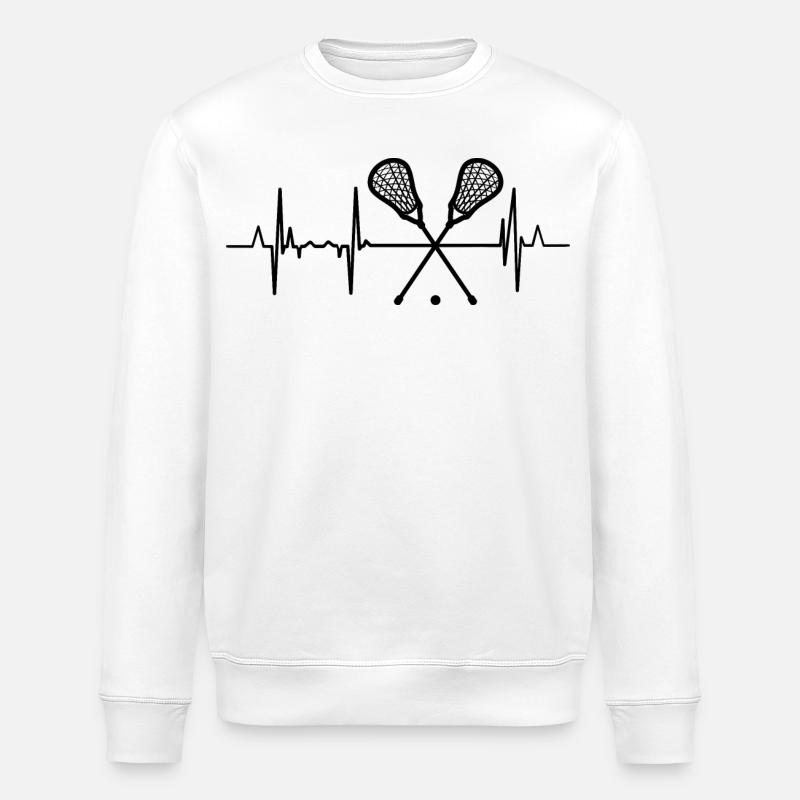 Lacrosse Heartline - Stanley/Stella ROLLER Unisex Organic Sweatshirt - white