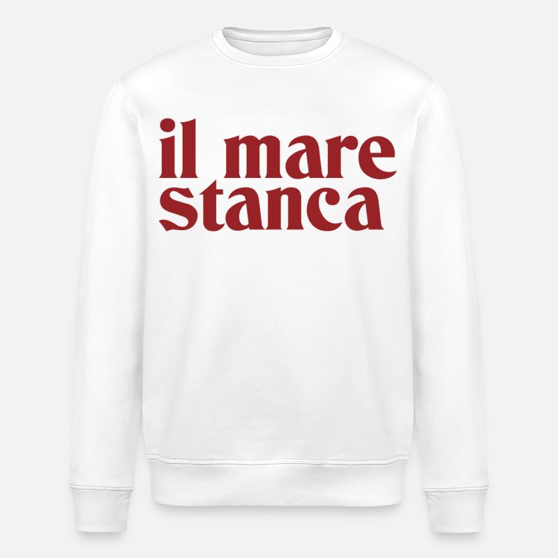 La mer fatiguée - Sweat bio ROLLER Stanley/Stella Unisexe - blanc