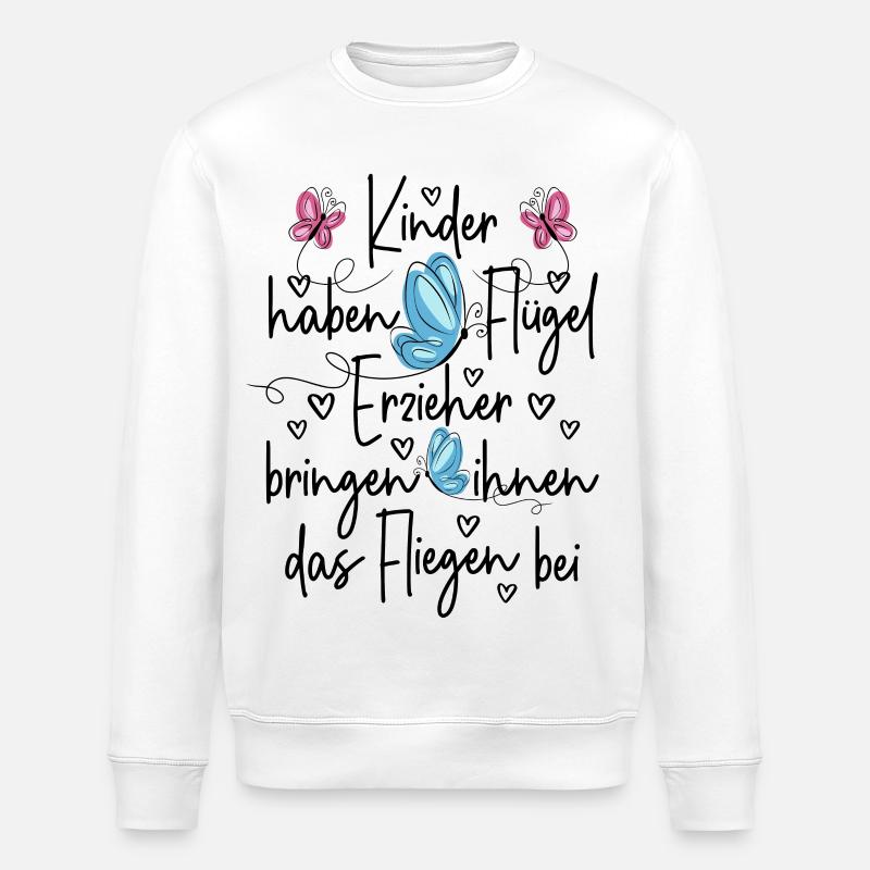 Erzieher - Stanley/Stella Unisex Bio-Sweatshirt ROLLER - Weiß