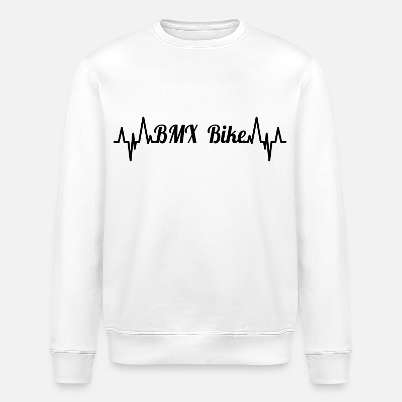 BMX EKG - Stanley/Stella Unisex Bio-Sweatshirt ROLLER - Weiß