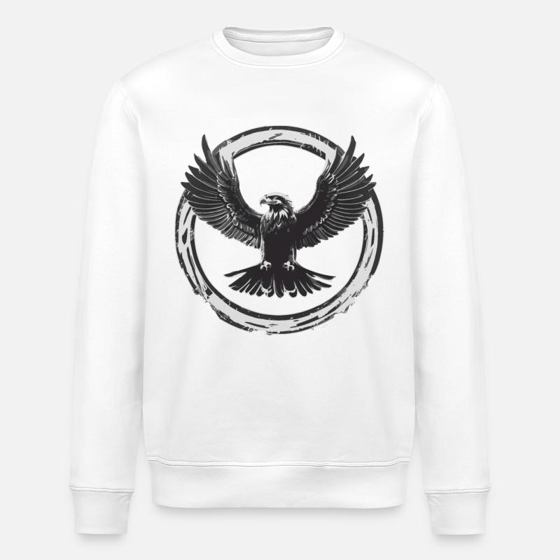 Starker Adler - Stanley/Stella Unisex Bio-Sweatshirt ROLLER - Weiß