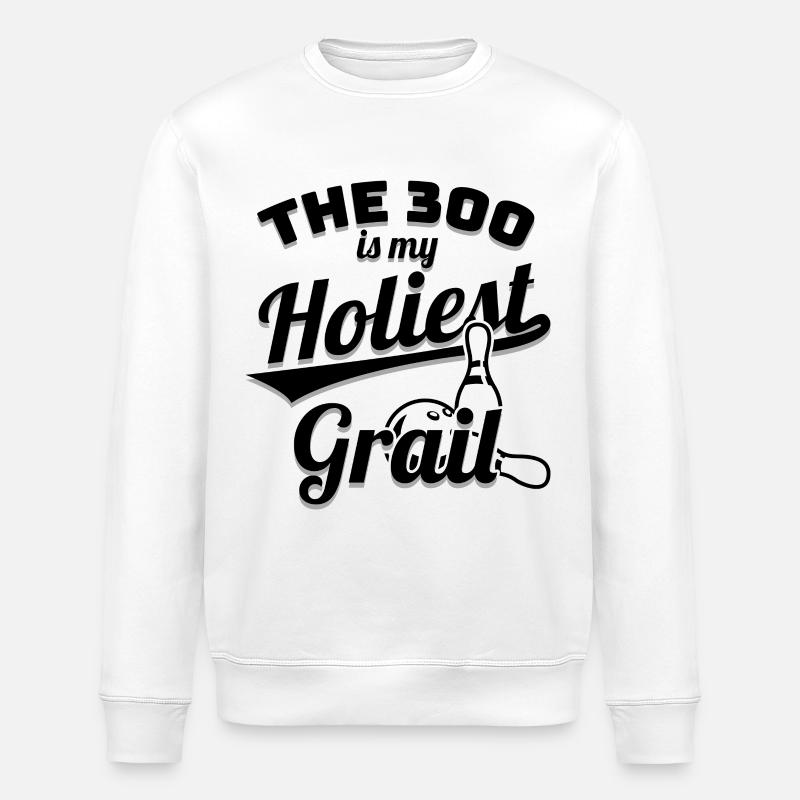 Bowler Spruch - Stanley/Stella Unisex Bio-Sweatshirt ROLLER - Weiß