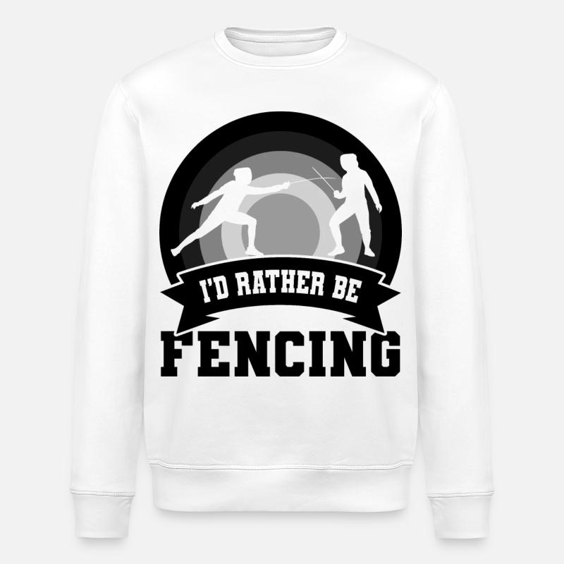 Fechter Witz - Stanley/Stella Unisex Bio-Sweatshirt ROLLER - Weiß