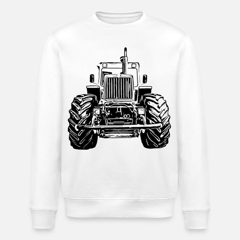 MB trac Front - Stanley/Stella Unisex Bio-Sweatshirt ROLLER - Weiß