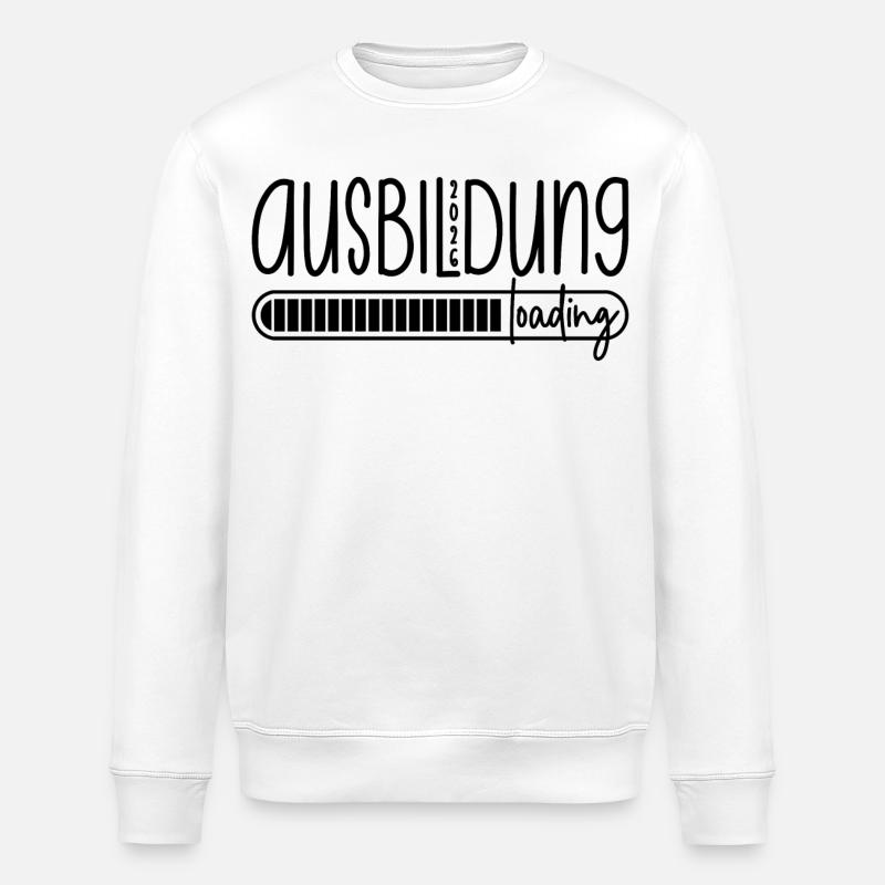 Ausbildung 2026 loading - Stanley/Stella Unisex Bio-Sweatshirt ROLLER - Weiß