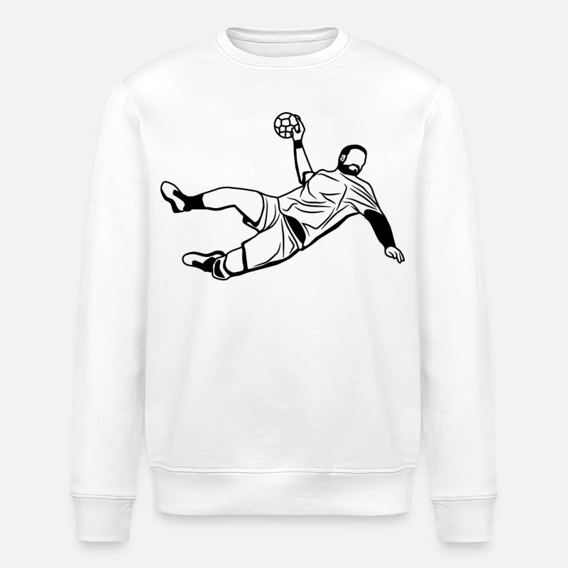 Handballer - Stanley/Stella Unisex Bio-Sweatshirt ROLLER - Weiß