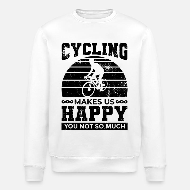 Dire cyclisme - Sweat bio ROLLER Stanley/Stella Unisexe - blanc