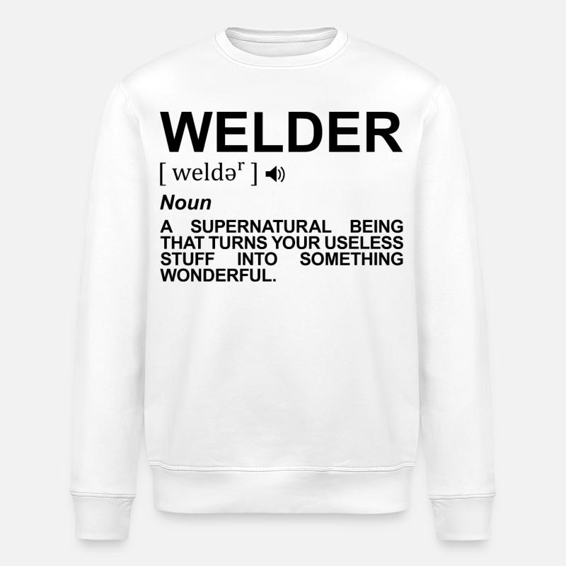 Schweißer Bedeutung - Stanley/Stella Unisex Bio-Sweatshirt ROLLER - Weiß