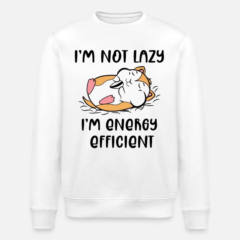 Haustiere Lieblingstier Hamster Statement Tiere - Stanley/Stella Unisex Bio-Sweatshirt ROLLER - Weiß