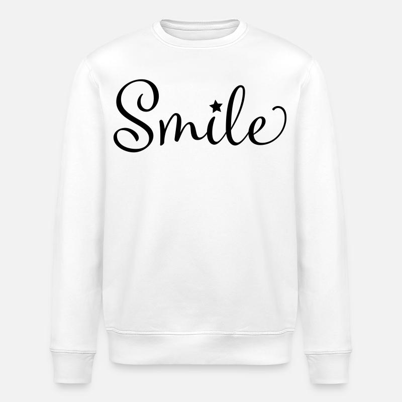 Smile - Stanley/Stella Unisex Bio-Sweatshirt ROLLER - Weiß