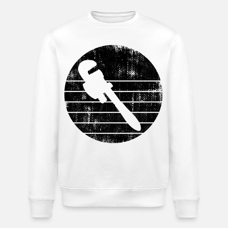 Rohrzange - Stanley/Stella Unisex Bio-Sweatshirt ROLLER - Weiß