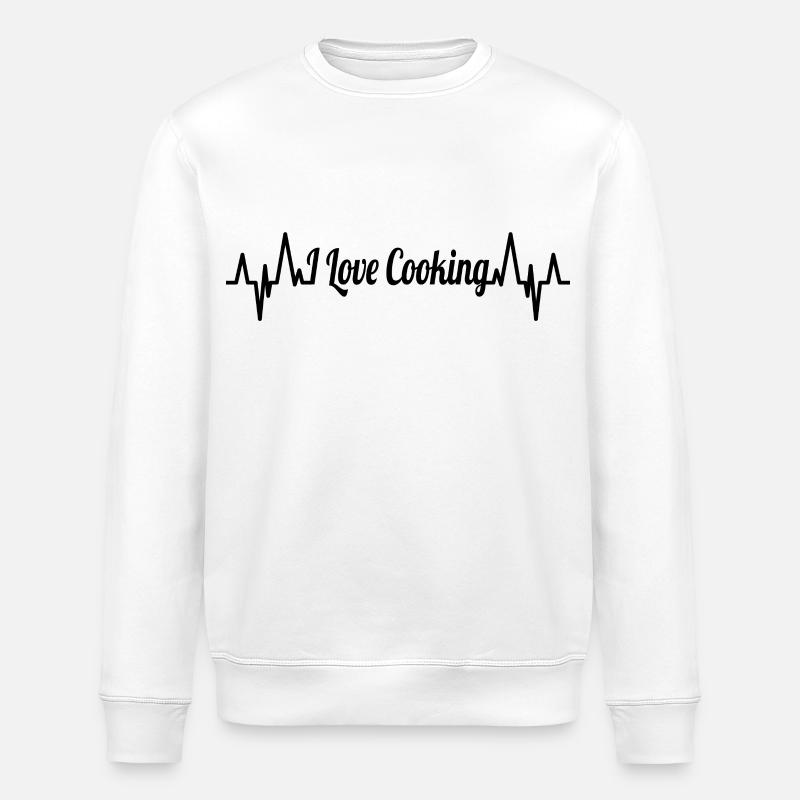 J’adore cuisiner le pouls - Sweat bio ROLLER Stanley/Stella Unisexe - blanc