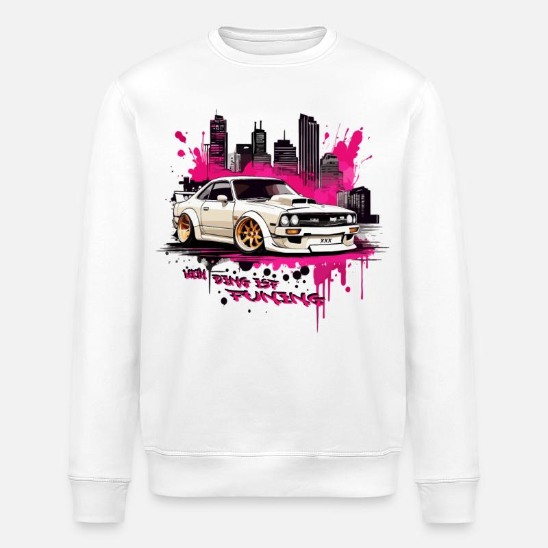 Mein Ding ist Tuning - Stanley/Stella Unisex Bio-Sweatshirt ROLLER - Weiß