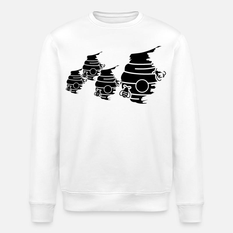 ruche - Sweat bio ROLLER Stanley/Stella Unisexe - blanc