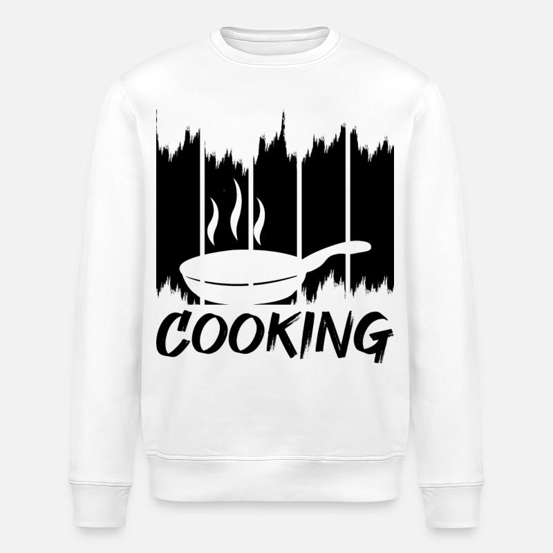 Kochen - Stanley/Stella Unisex Bio-Sweatshirt ROLLER - Weiß