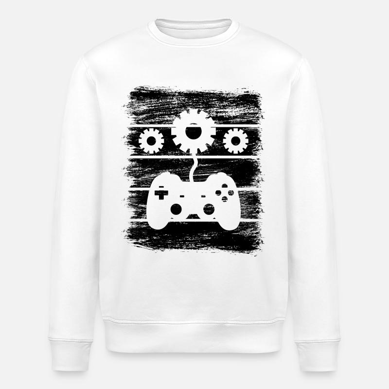 Game Developer - Stanley/Stella ROLLER Unisex Organic Sweatshirt - white
