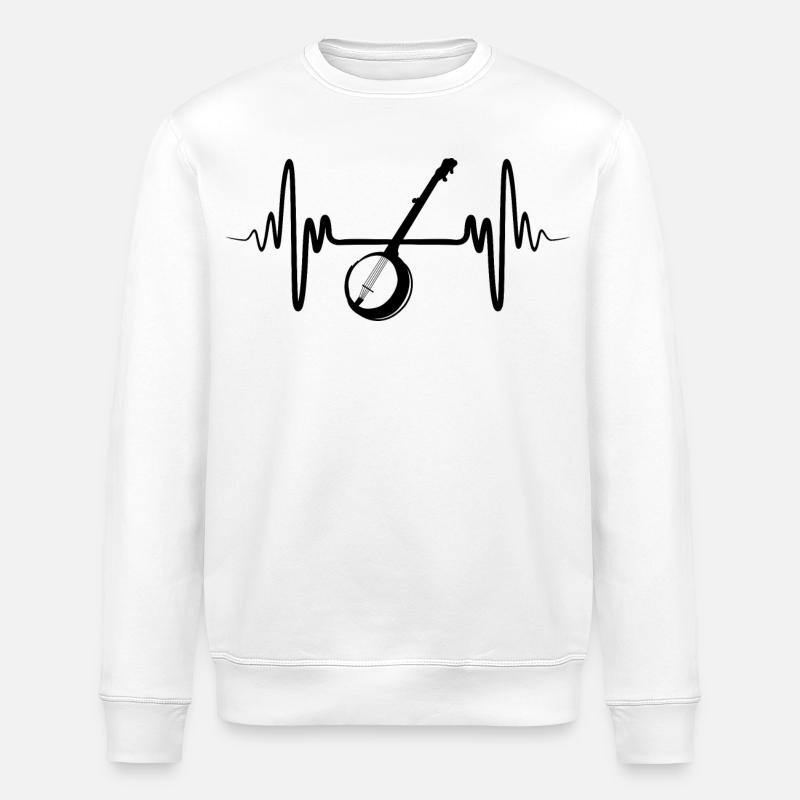 Banjo - Sweat bio ROLLER Stanley/Stella Unisexe - blanc