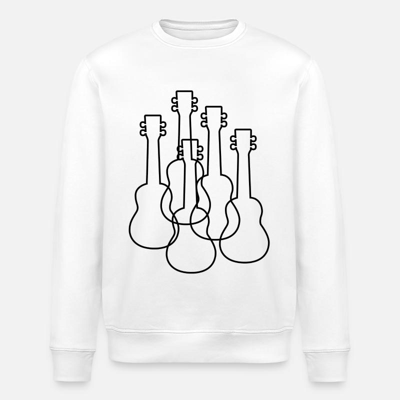 Ukulelen - Stanley/Stella Unisex Bio-Sweatshirt ROLLER - Weiß