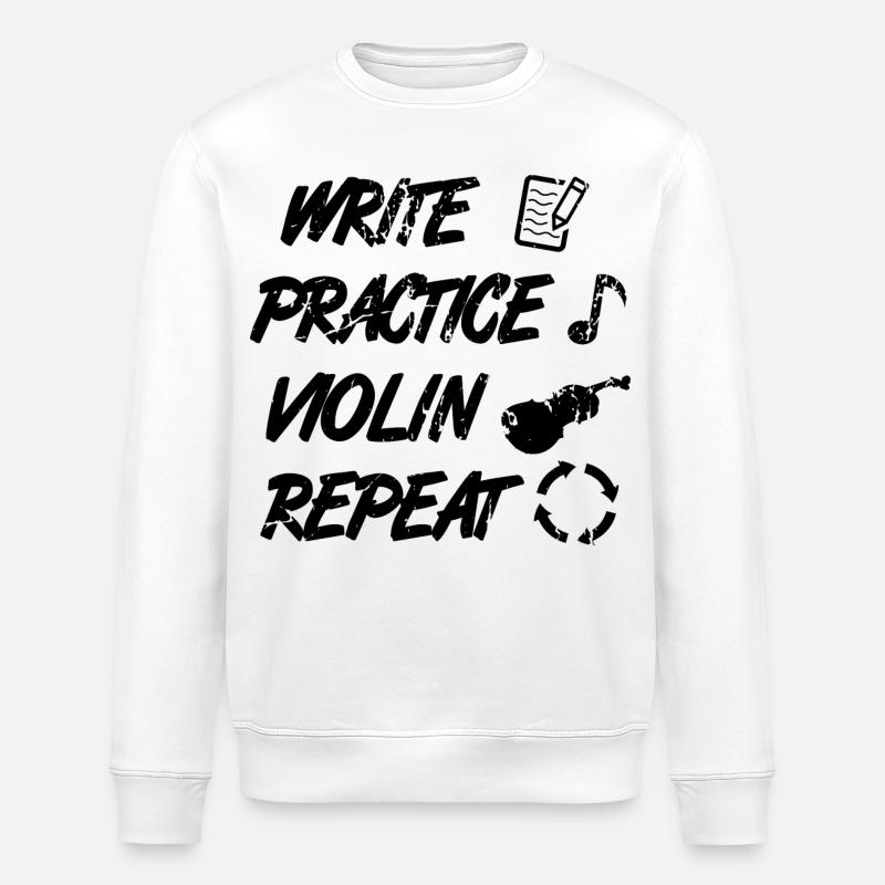 Geiger Spruch - Stanley/Stella Unisex Bio-Sweatshirt ROLLER - Weiß