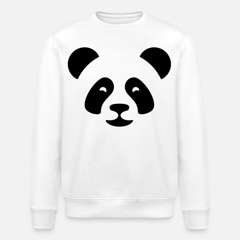 Panda - Sweat bio ROLLER Stanley/Stella Unisexe - blanc