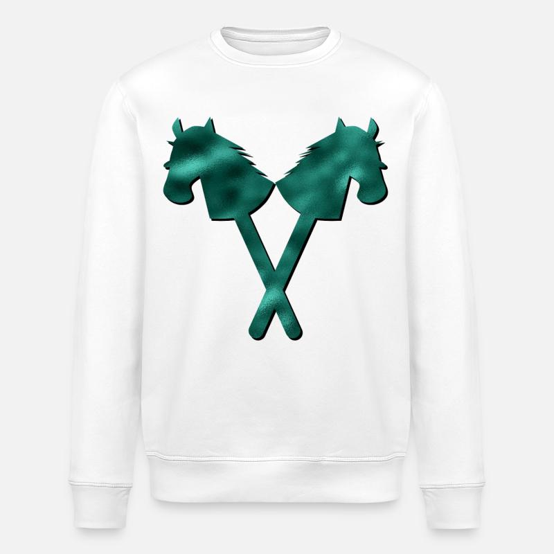 Hobby-Horsing ÉQUITATION - Sweat bio ROLLER Stanley/Stella Unisexe - blanc