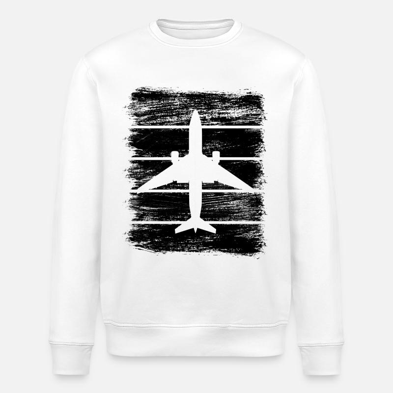Avions - Sweat bio ROLLER Stanley/Stella Unisexe - blanc