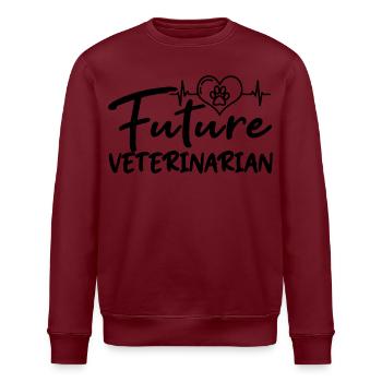 Zukünftiger Veterinär - Stanley/Stella Unisex Bio-Sweatshirt ROLLER - Weiß - Vorne - Nik (191cm)