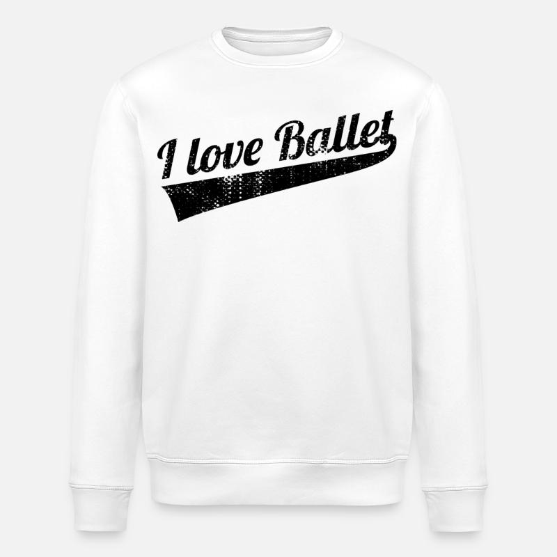 J’aime le ballet - Sweat bio ROLLER Stanley/Stella Unisexe - blanc