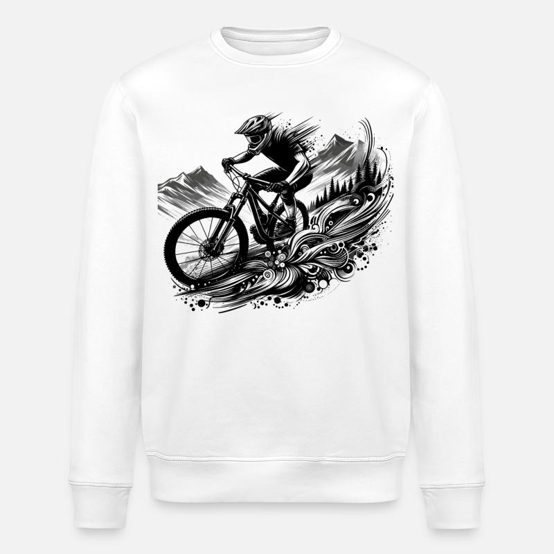 VTT VTT Descente Cadeau - Sweat bio ROLLER Stanley/Stella Unisexe - blanc