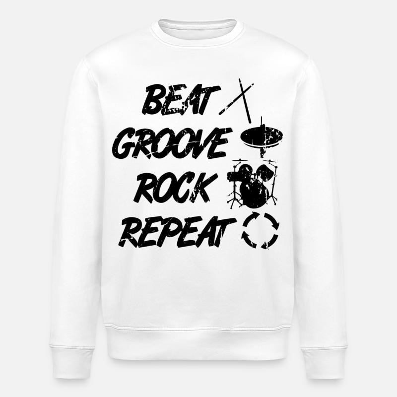 Percussion Techniques - Sweat bio ROLLER Stanley/Stella Unisexe - blanc