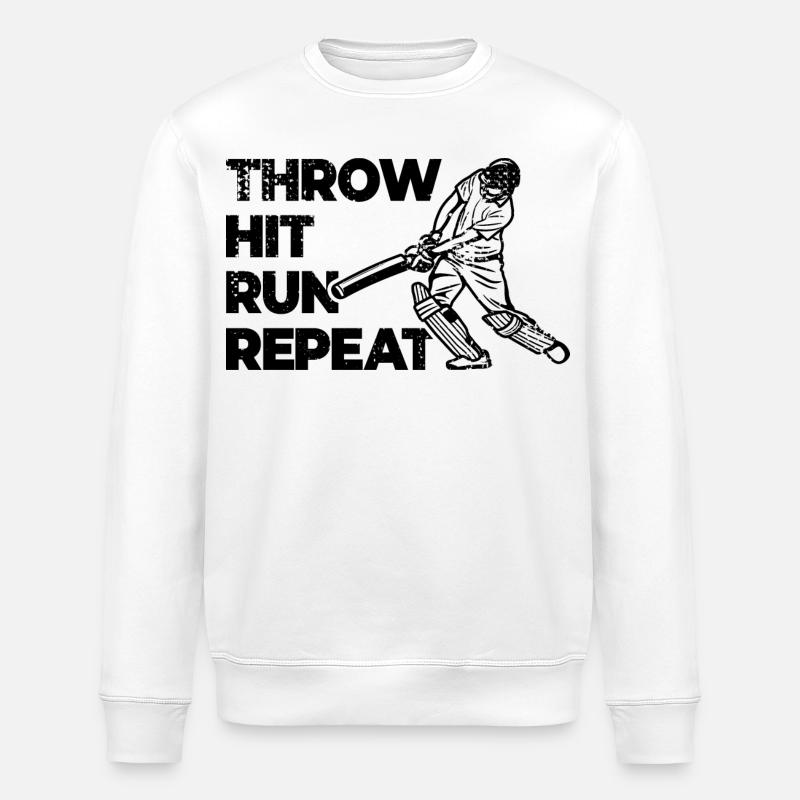 Kricket Techniken - Stanley/Stella Unisex Bio-Sweatshirt ROLLER - Weiß